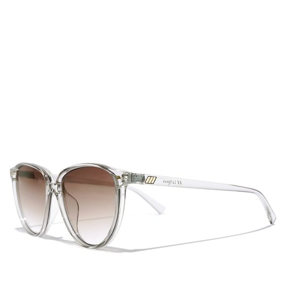 Le Specs Eternally Women's Sunglasses, Clear Shadow / Brown Gradient - Picture 2 of 4